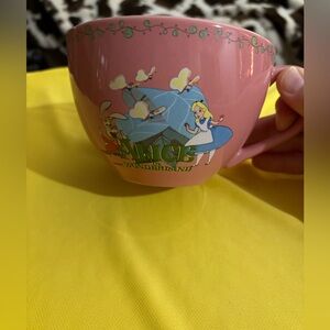 Disney Store Pink Alice in Wonderland Mug